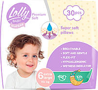 Подгузники детские Lolly Premium Soft 6 (16+кг) 30 шт (4820174981068)