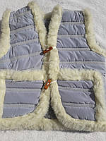 Жилетка зимова дитяча. Тепла. Овчина. Вік 2-3 роки