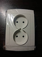 Розетка 2 керамічна