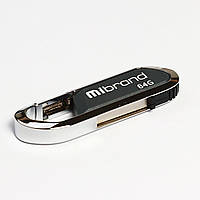 USB флеш-накопитель, флешка Mibrand USB2.0 Aligator 64GB Gray MI2.0/AL64U7G