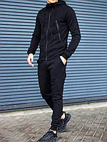 Мужской спортивный костюм Black | Черный костюм для мужчин спортивный