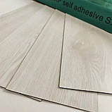 Плитка вінілова для підлоги та стін молочне дерево, (СВП-009) самоклейна вінілова плитка, фото 4