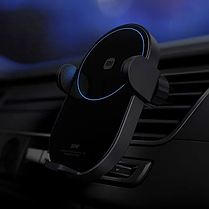 Автоутримувач Xiaomi Mi 30W Wireless Car Charger W03ZM BHR7063CN Black, фото 4