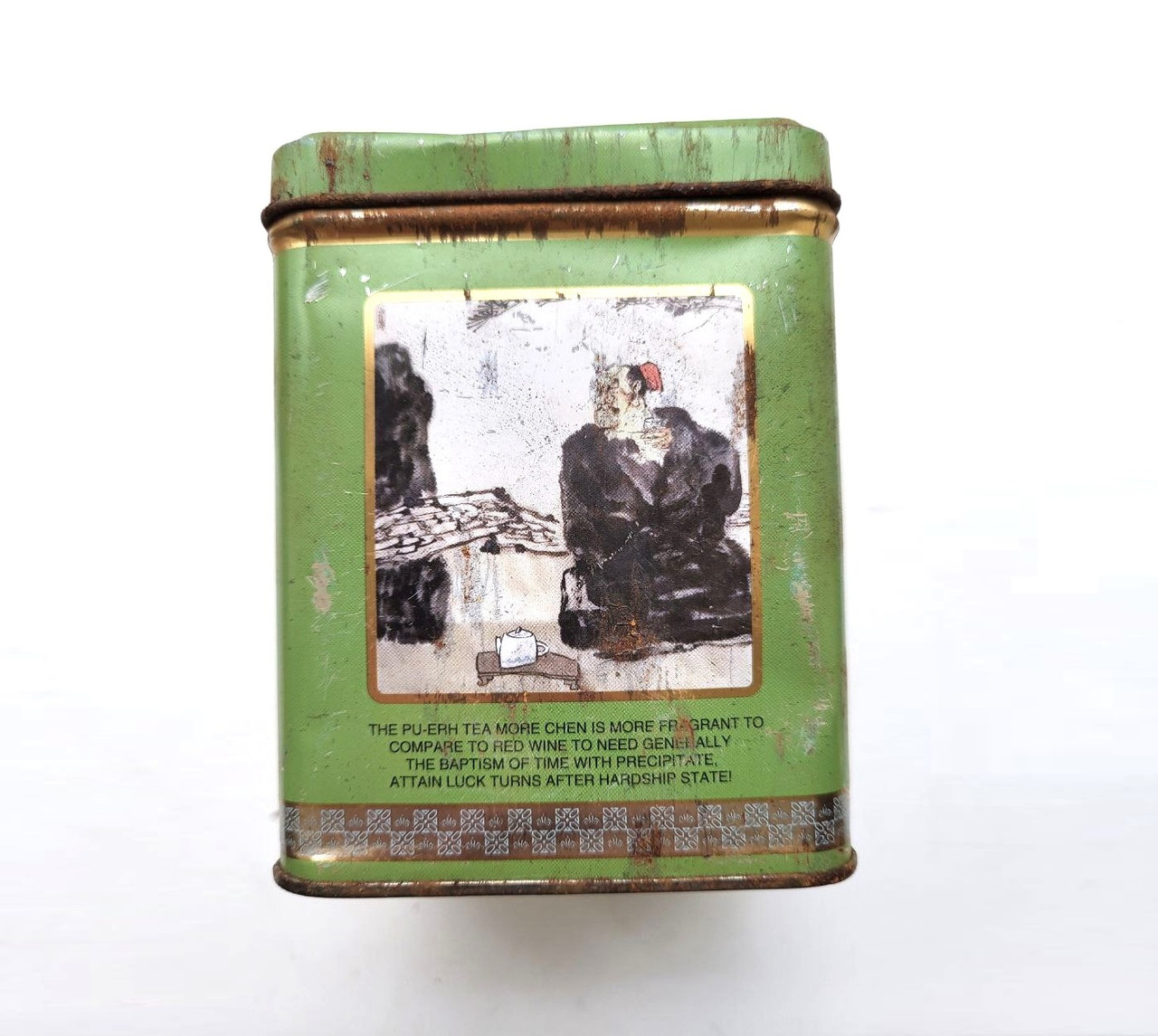 Колекційний чай Пуер Шу 1992 рік, Витриманий Двірцевий чай у Залізній Банкі 180 г