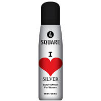 Жіночий дезодорант-спрей 4 SQUARE Silver, 150 мл