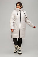 Демисезонное пальто стеганое Варшава больших размеров 54-64 размеры разные цвета лед