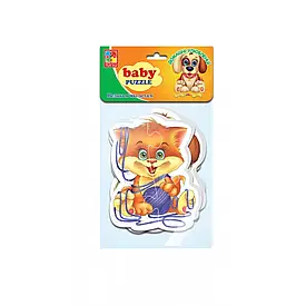 Бебі пазли Vladi Toys «Домашні улюбленці» (VT1106-81)
