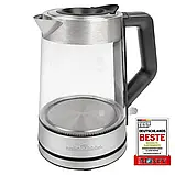 Скляний електричний чайник 1,7л з різнобарвною підсвіткою PROFICOOK, фото 4