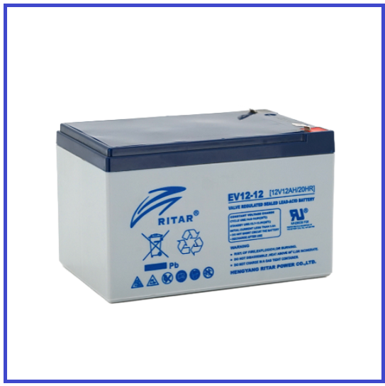 Тяговий акумулятор RITAR EV12-12 12V 12Ah F2 (151х99х97(101)