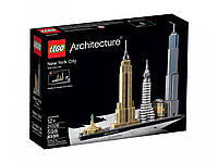 Конструктор LEGO 21028 Architecture Архитектура Нью-Йорка на 598 деталей | Лего набор оригинал