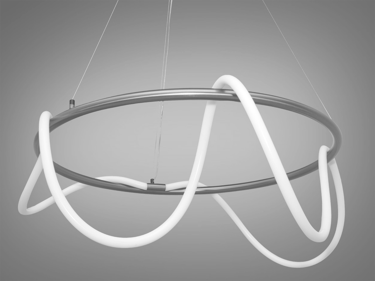 Люстра неоновий шнур "Ropelight" 48 Вт хром SY9752-D800CH