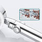 Насадка лійка для душу 5 режимів регульований душ високого тиску водяний масаж срібляста, фото 8