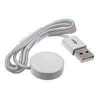 SM USB кабель для смарт часов Hoco Y12 магнитный белый