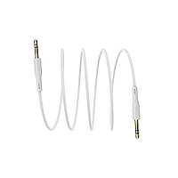 SM AUX кабель Borofone BL1 Jack 3.5 to Jack 3.5 1m белый