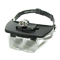 SM Бинокуляры MG81001-A с LED-подсветкой (спаренные линзы 1.2х/1.8х/2.5х/3.5х)