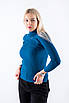 Гольф зі стійою та вирізом синій 61012 ONE SIZE (2000000116808), фото 2