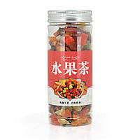 SM Китайский цветочно - фруктовый чай (персик, ананас, виноград, яблоко), 180g (Стеклянная капсула), цена за