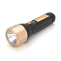 SM  SM Фонарик ручной ZHONGYONG ZY-2021, Solar, LED 1W CreeXPE+COB, 2 режима+COB, microUSB, USB выход, 175х50х32, IP40 , OEM