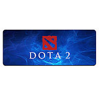 SM Коврик 300*700 тканевой DOTA2, толщина 2 мм, цвет Blue-Red, OEM