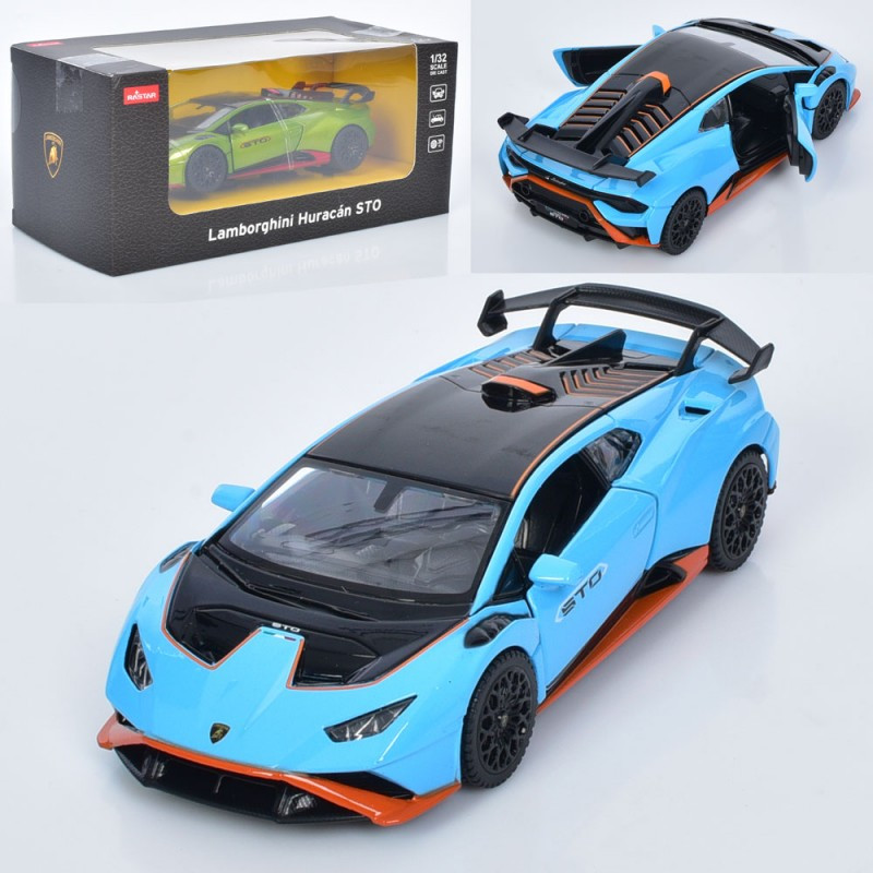 Машина автомодель 64310, Lamborghini, 14 см, інерційна, 1:32, метал, двері та капот відкриваються, фото 1