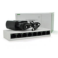 SM Коммутатор PIX-LINK LV-SW08 8 портов Ethernet 10/100 Мбит/сек, BOX Q100