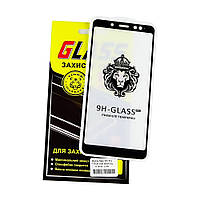 SM Защитное стекло для Xiaomi Redmi Note 5/ 5 Pro Full Glue Lion (0.3 мм, 2.5D, чёрное)