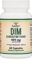 Double Wood DIM (Diindolylmethane) / ДІМ Здоровий метаболізм естрогену 400 мг 60 капсул