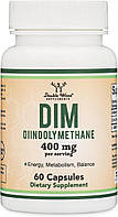 Double Wood DIM (Diindolylmethane) / ДІМ Здоровий метаболізм естрогенів 400 мг 60 капсул