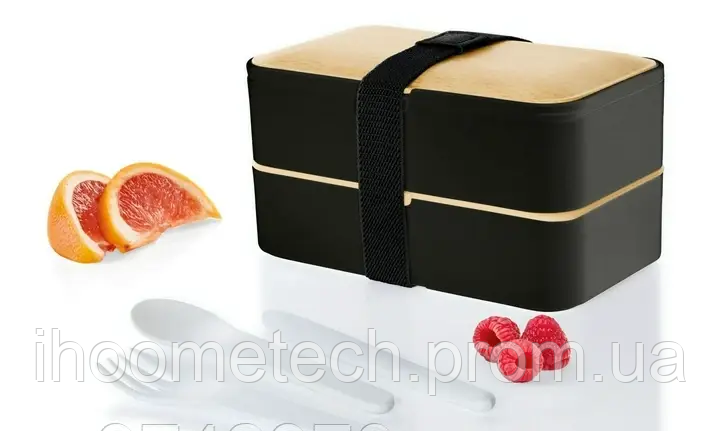 Компактный и портативный набор для приготовления или разогрева обедов Ernesto 2x500мл (Польша) - фото 5 - id-p1995791530