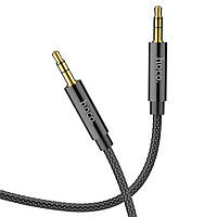 SM  SM AUX кабель Hoco UPA19 Jack 3.5 to Jack 3.5 1m черный