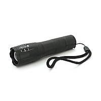 SM Фонарь ручной BAILONG BL-1831-A, 1LED Cree XM-L T6, 3W, 3 режима, ZOOM, 18650/1400mah (переходник3*AAA),