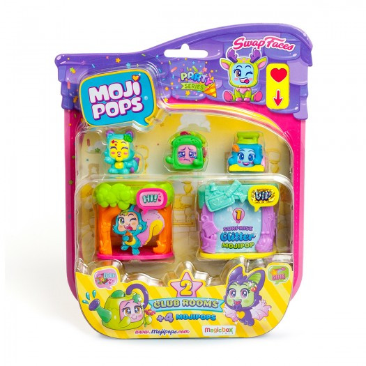 Ігровий набір Moji Pops Club rooms – Клубні кімнати PMPPB416IN00