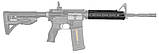 Цівка FAB Defense VANGUARD AR15 M-LOK. Колір - чорний, фото 5