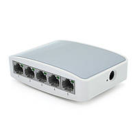 SM Коммутатор Gigabit Ethernet ONV-H3005S в плaстиковом корпусе, 5*1000Мб портов, 5В 1Ач, 100х70х28