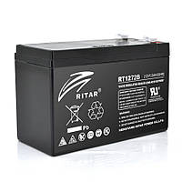 SM Аккумуляторная батарея AGM RITAR RT1272B, Black Case, 12V 7.2Ah ( 151 х 65 х 94 (100) ) Q10