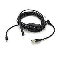 SM 2 in 1 MicroUSB/PC HD ендоскоп, мінікамера 7.0 mm, м'який дріт, 3,5 м