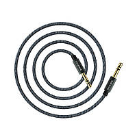 SM  SM AUX кабель Borofone BL3 Jack 3.5 to Jack 3.5 1m серый