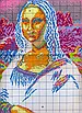 Набір для вишивання за нанесеною на канву схемою  "Mona Lisa 2 ".AIDA 14CT printed , 35*47см, фото 6