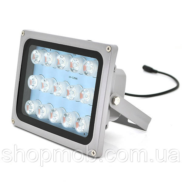 SM Прожектор YOSO 12V 24W, 20LED, IP66, угол обзора 60°, дальность до 80м, 180*115*140мм, BOX - фото 1 - id-p1995776060