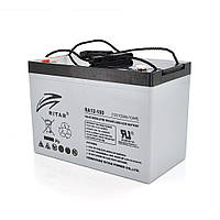 SM Аккумуляторная батарея AGM RITAR RA12-100S, Gray Case, 12V 100.0Ah ( 307 x 169 x 215 ) Q1