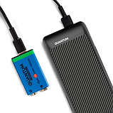 Аккумулятор QUANTUM Li-Ion CR9V (Крона) 600mAh (case + Type-C), фото 3