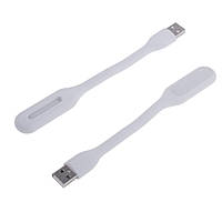 SM USB LED лампочка гибкая 3W, холодный свет белая