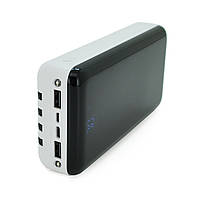 SM  SM PowerBank Bix-30000mAh, Input:MicroUSB+Type-C, Output:4USB/Type-C/MicroUSB/Lightning, QC22.5W/PD20W, White