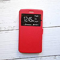 Чехол-книжка Doogee X5 Max / X5 Max Pro для телефона (с окошком) Красный