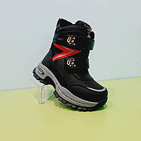 Дитячі зимові термочеревики для хлопчика, зимові черевики на липучках для хлопчика, зимові черевики на хлопчика