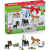 Schleich® 98643 Advent Calendar Farm World Рождественский адвент календарь Ферма шляйх