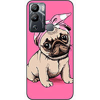 Силіконовий чохол Epik для Infinix Hot 12i з картинкою Мопс