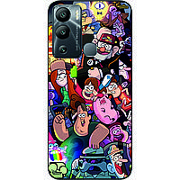Силіконовий чохол Epik для Infinix Hot 12i з картинкою Гравіті Фолз герої