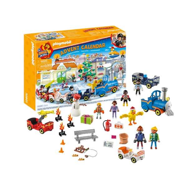 Playmobil 70901 Duck On Call Advent Calendar Farm World Різдвяний адвент календар з поїздом та тематичними іграшками, фото 1