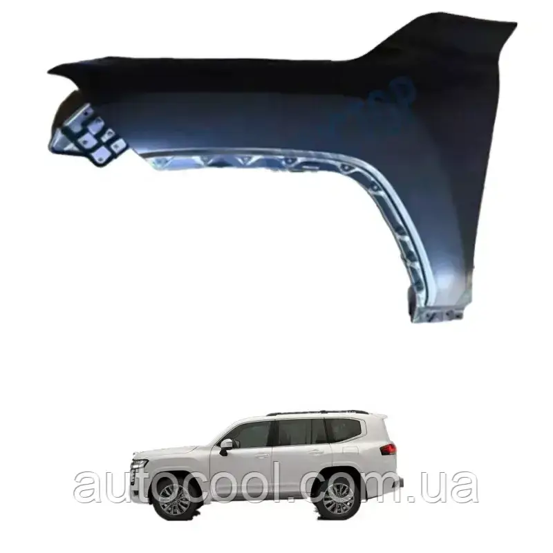 Переднє крило для Toyota LC300 Land Cruiser 2021+ г.в. Ленд Крузер 300, фото 1